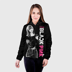 Куртка с капюшоном женская Blackpink Beautiful Lisa, цвет: 3D-черный — фото 2
