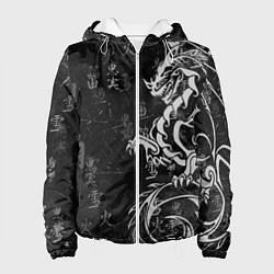 Женская куртка White dragon - grunge