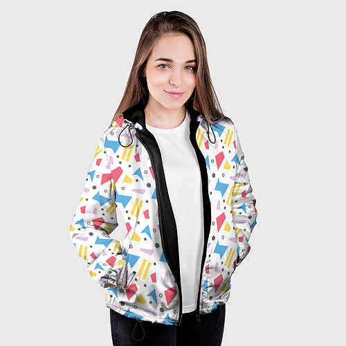 Женская куртка Bright figures / 3D-Черный – фото 3