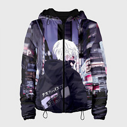 Куртка с капюшоном женская Kaneki Ken, цвет: 3D-черный