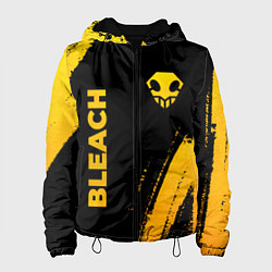 Женская куртка Bleach - gold gradient: надпись, символ