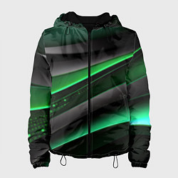 Женская куртка Black green line