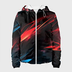 Женская куртка Red black abstract