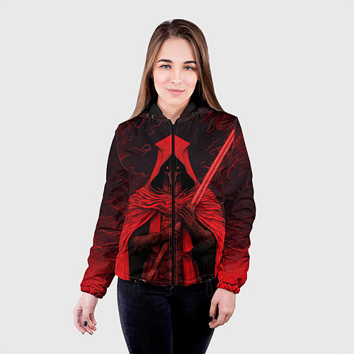 Женская куртка Боевой инквизитор / 3D-Черный – фото 4