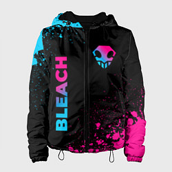 Женская куртка Bleach - neon gradient: надпись, символ