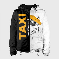 Женская куртка Собака в кепке таксиста