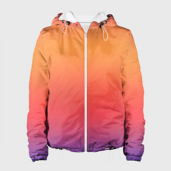 Женская куртка Цвета заката градиент