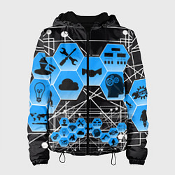 Женская куртка Виртуальный мир