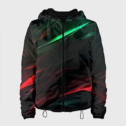 Женская куртка Dark red and green
