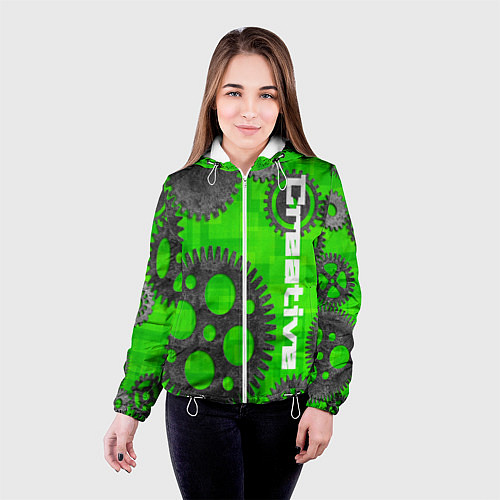 Женская куртка Креатив / 3D-Белый – фото 4