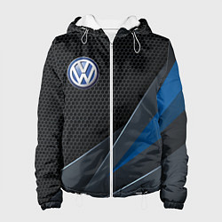 Женская куртка Фольцваген - синяя броня