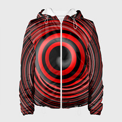 Женская куртка Красно-черный вихрь