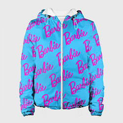 Куртка с капюшоном женская Barbie pattern, цвет: 3D-белый