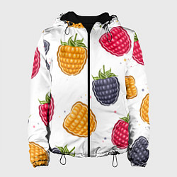 Женская куртка Разноцветная малина