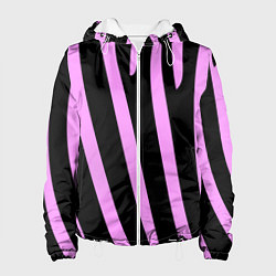 Женская куртка Полосы розовой зебры