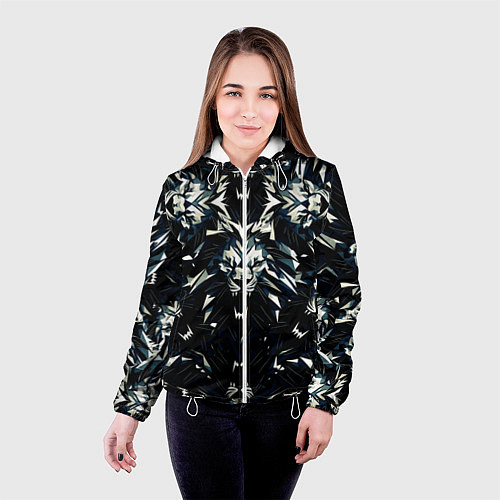 Женская куртка Прайд львов / 3D-Белый – фото 4
