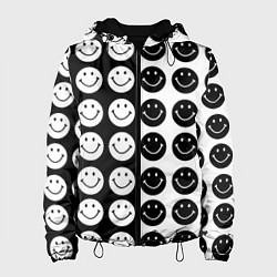 Женская куртка Smiley black and white