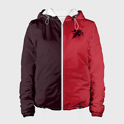 Куртка с капюшоном женская Прыжок Шако, цвет: 3D-белый