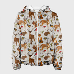 Женская куртка Лесные животные