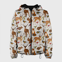 Женская куртка Лесные животные