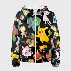 Женская куртка Пикачу и другие покемоны