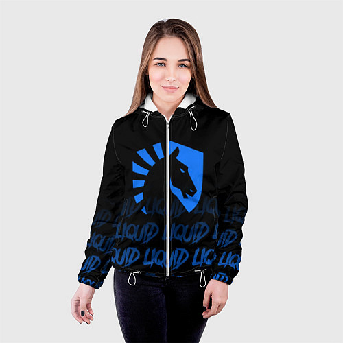 Женская куртка Team Liquid style / 3D-Белый – фото 4