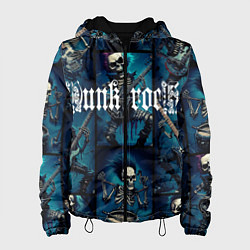 Женская куртка Punk rock от скелетов