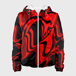 Женская куртка Черно-красное предупреждение