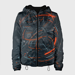 Женская куртка Часовой механизм киберпанк