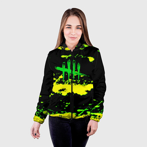 Женская куртка Dead by daylight кислота / 3D-Черный – фото 4