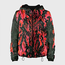 Женская куртка Демонический доспех красный