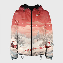 Женская куртка Завораживающий зимний пейзаж