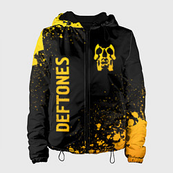 Женская куртка Deftones - gold gradient вертикально