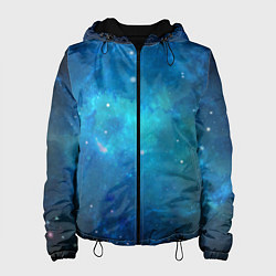 Женская куртка Голубой космос