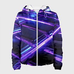 Женская куртка Фиолетовые неоновые плиты