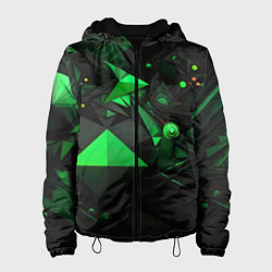 Женская куртка Абстрактный лабиринт зелени