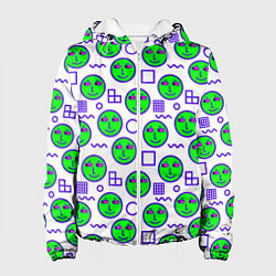Женская куртка Green smiley face