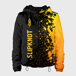 Женская куртка Slipknot - gold gradient по-вертикали