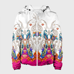 Женская куртка Цветочный сказочный узор