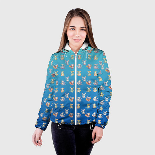 Женская куртка Самый милый дракон / 3D-Белый – фото 4