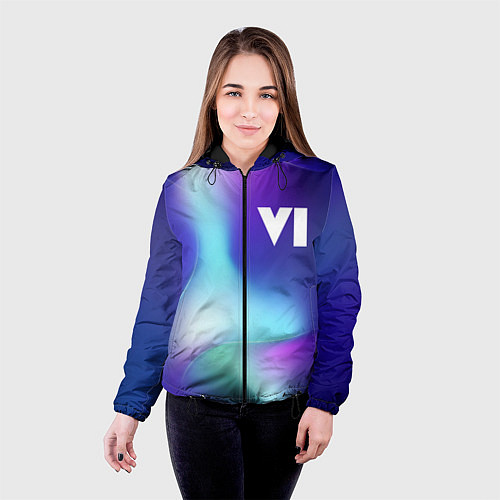 Женская куртка GTA 6 northern cold / 3D-Черный – фото 4