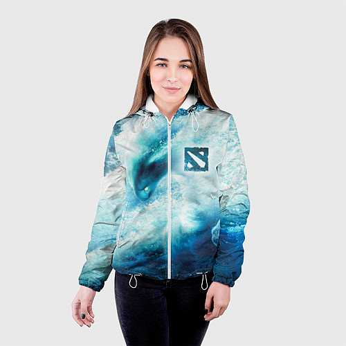 Женская куртка Dota 2 - Morphling / 3D-Белый – фото 4