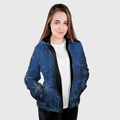 Женская куртка Ледяной дракон 2024 / 3D-Черный – фото 3
