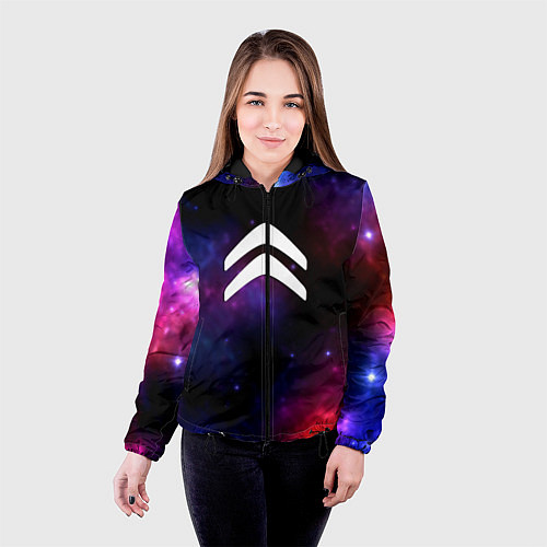 Женская куртка Citroen space / 3D-Черный – фото 4