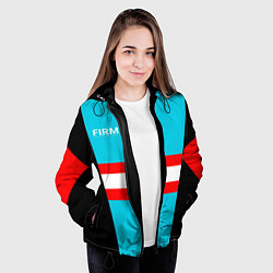 Куртка с капюшоном женская FIRM спортик 80е, цвет: 3D-черный — фото 2
