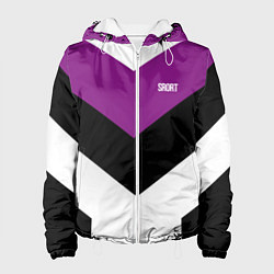 Женская куртка Ретро спортивный костюм с полосами