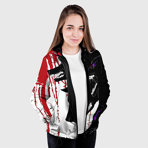 Женская куртка Стая на охоте / 3D-Черный – фото 3