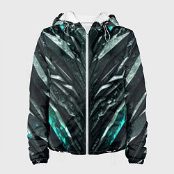 Женская куртка Зелёная малахитовая броня