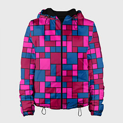 Женская куртка Геометрические цветные фигуры