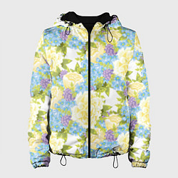 Женская куртка Пышные цветы